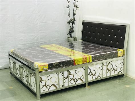 steel bed box wala|steel bed double bed.